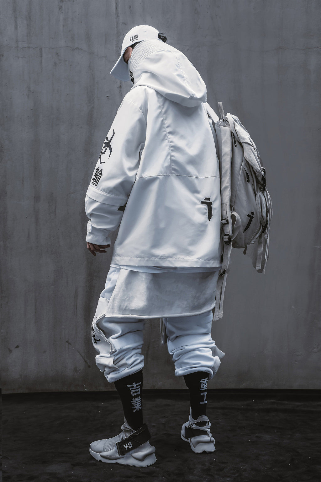 HiJ7 White Atom Bomb Jacket