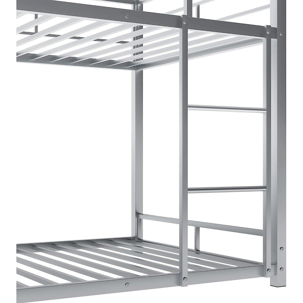Black Triple Metal Bunk Bed Twin XL Full Queen Sizes