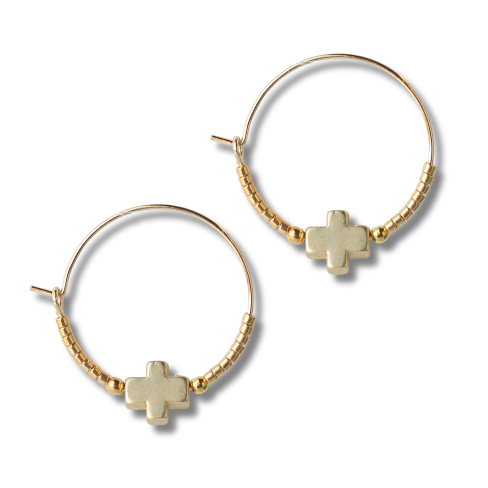 Gold Faithful Earrings