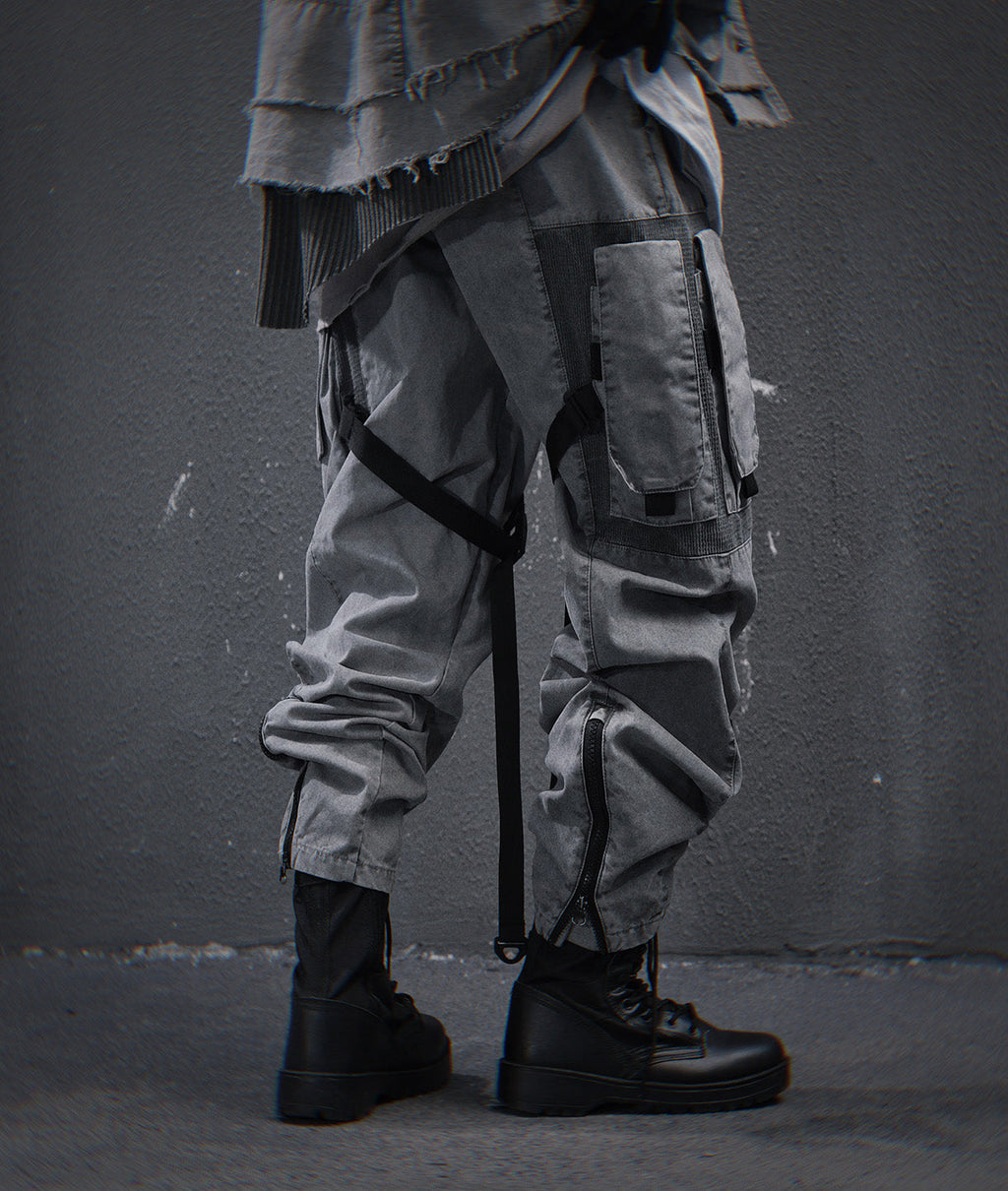 HiP46 Grey NX Cargo Pants
