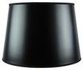16"W x 11"H Black Parchment Gold-Lined Floor Lampshade