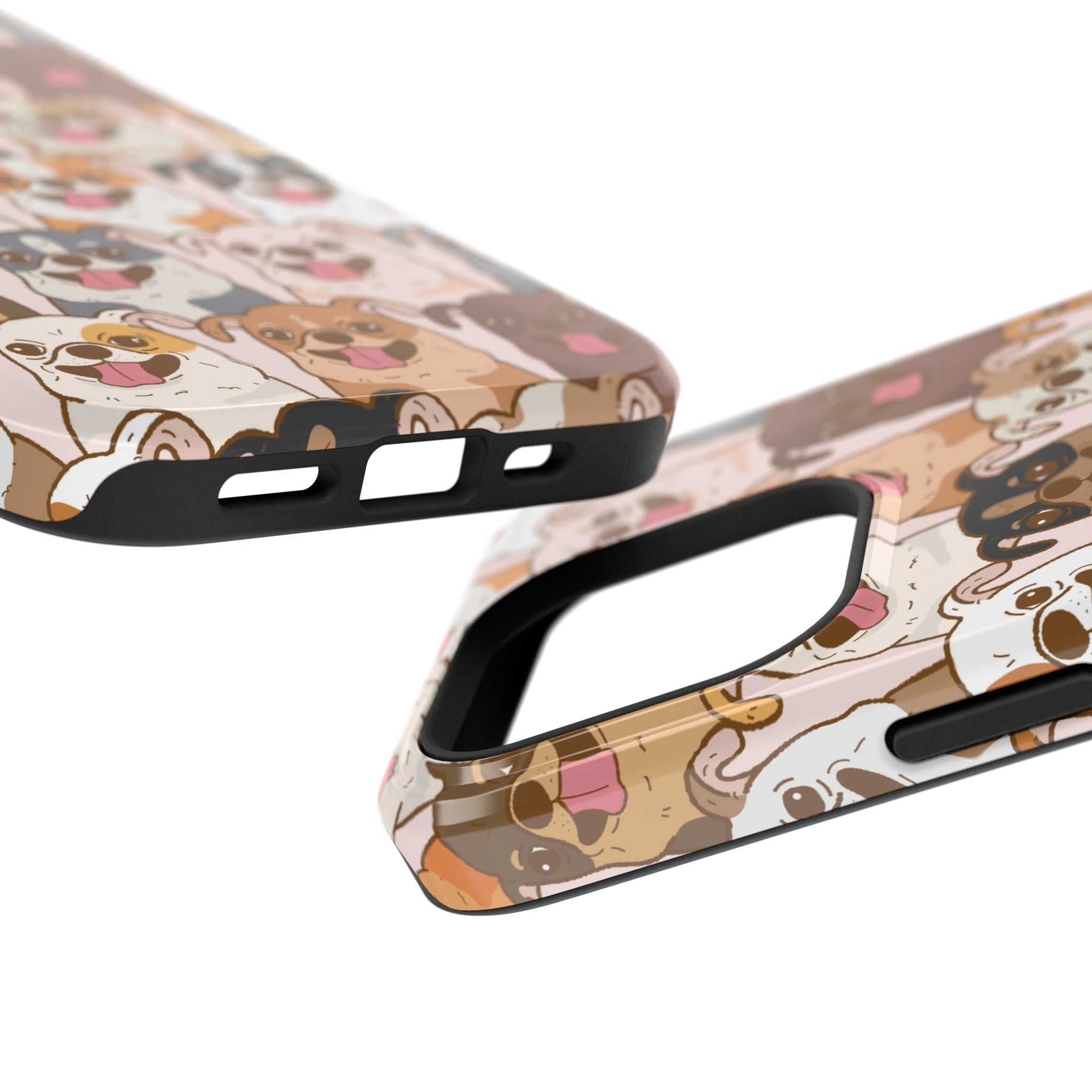 Happy Pug iPhone Case, iPhone 13-15