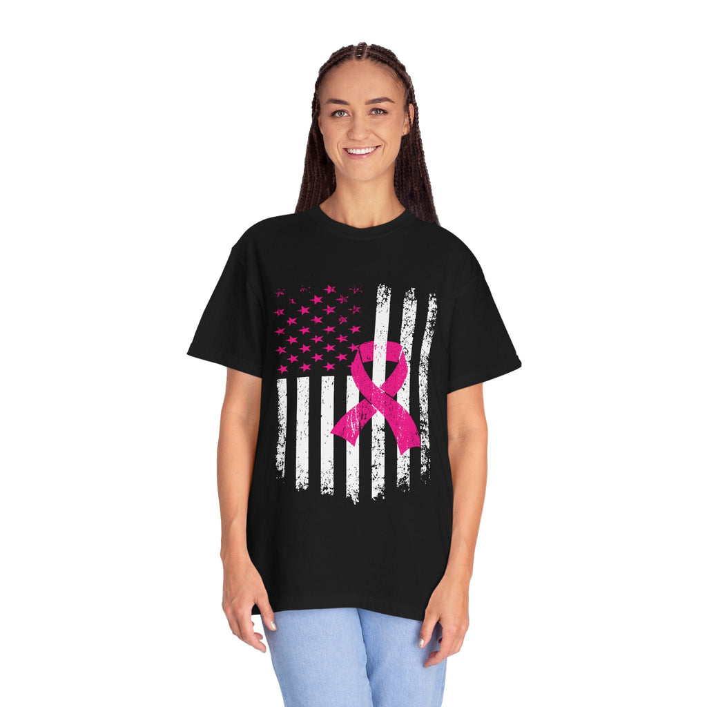 Unisex Breast Cancer Awareness Flag Tee