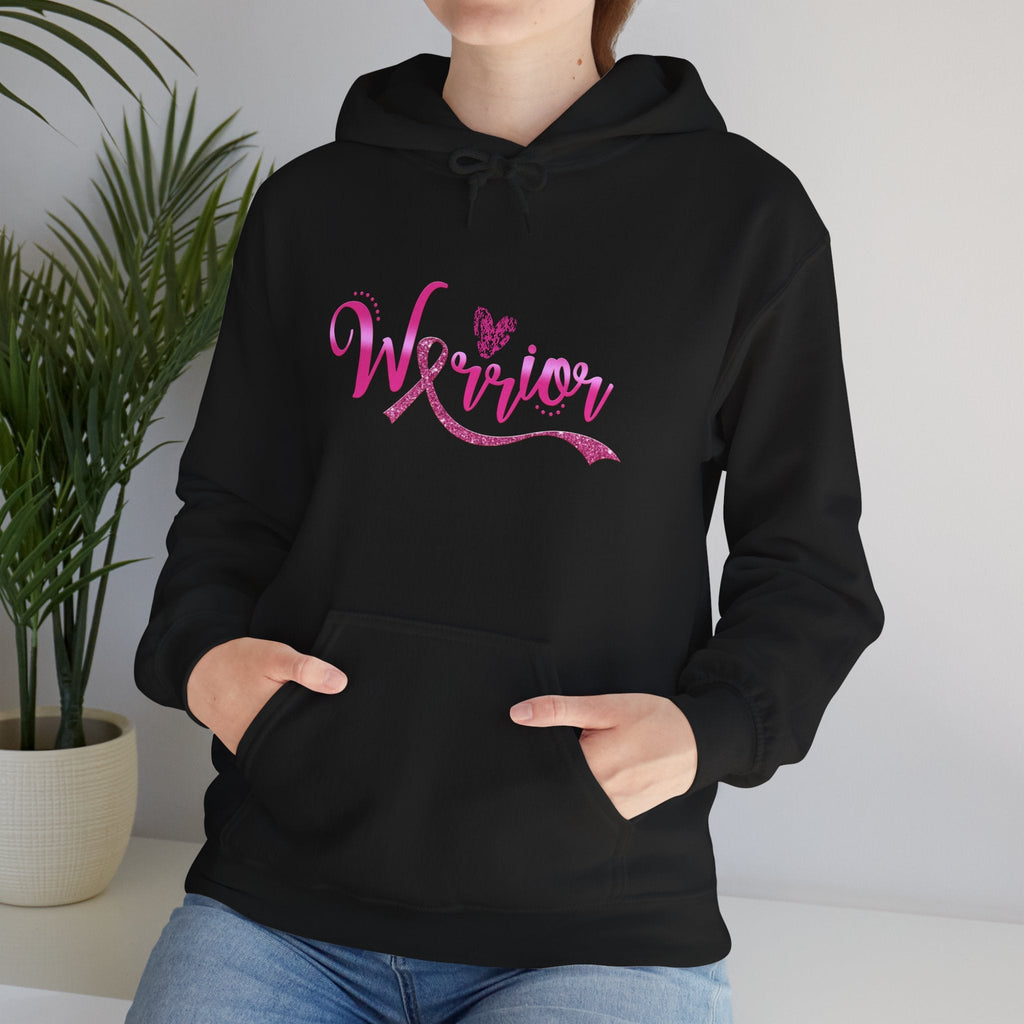 Warrior Breast Cancer Awareness Hoodie – Gildan 18500 (S-5XL)