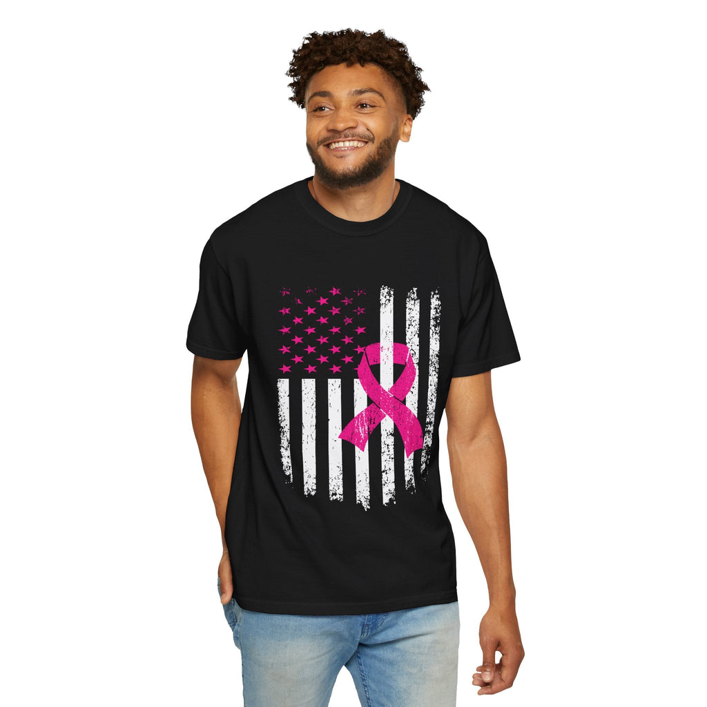 Unisex Breast Cancer Awareness Flag Tee