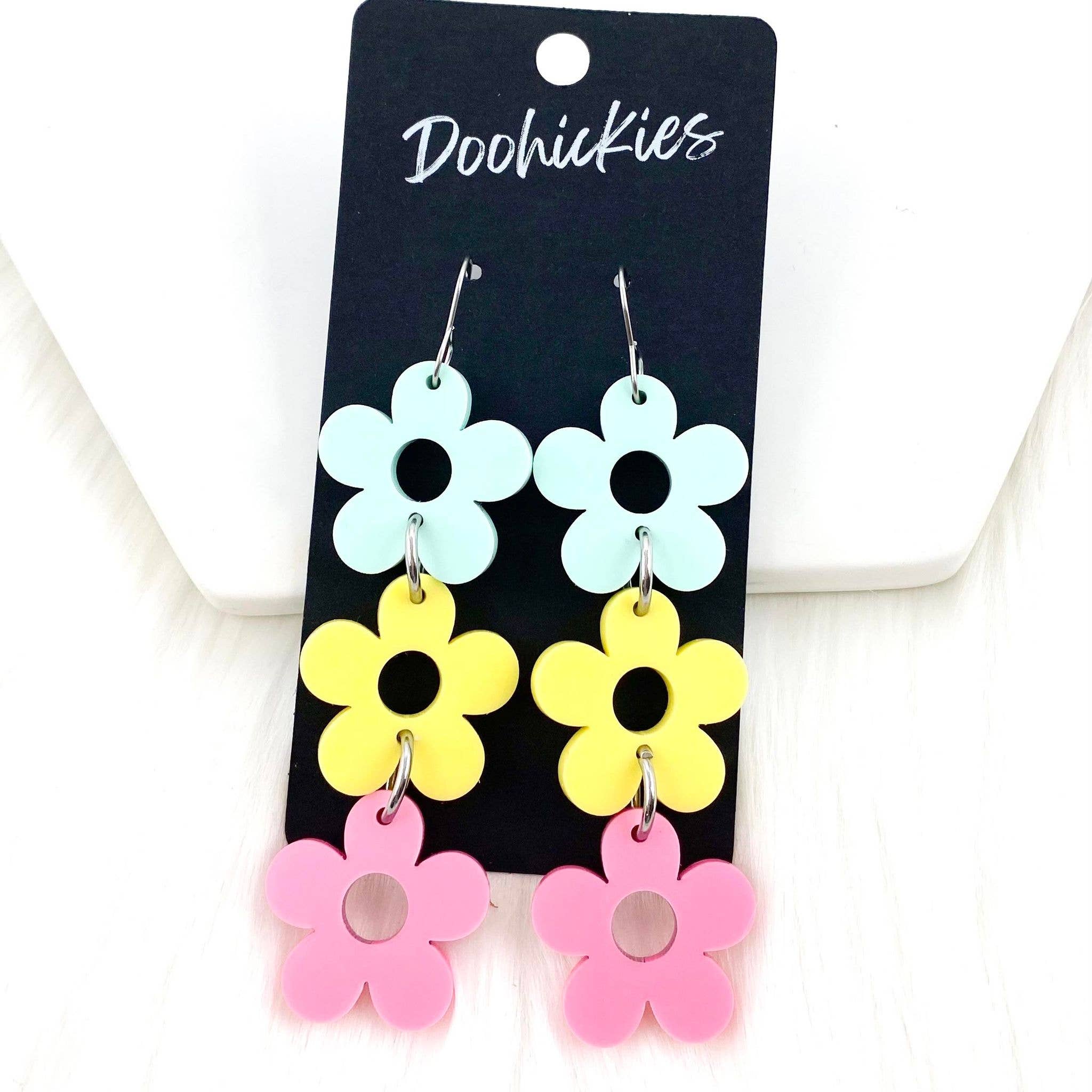 Multi-Pastel Daisy Blossom Drops