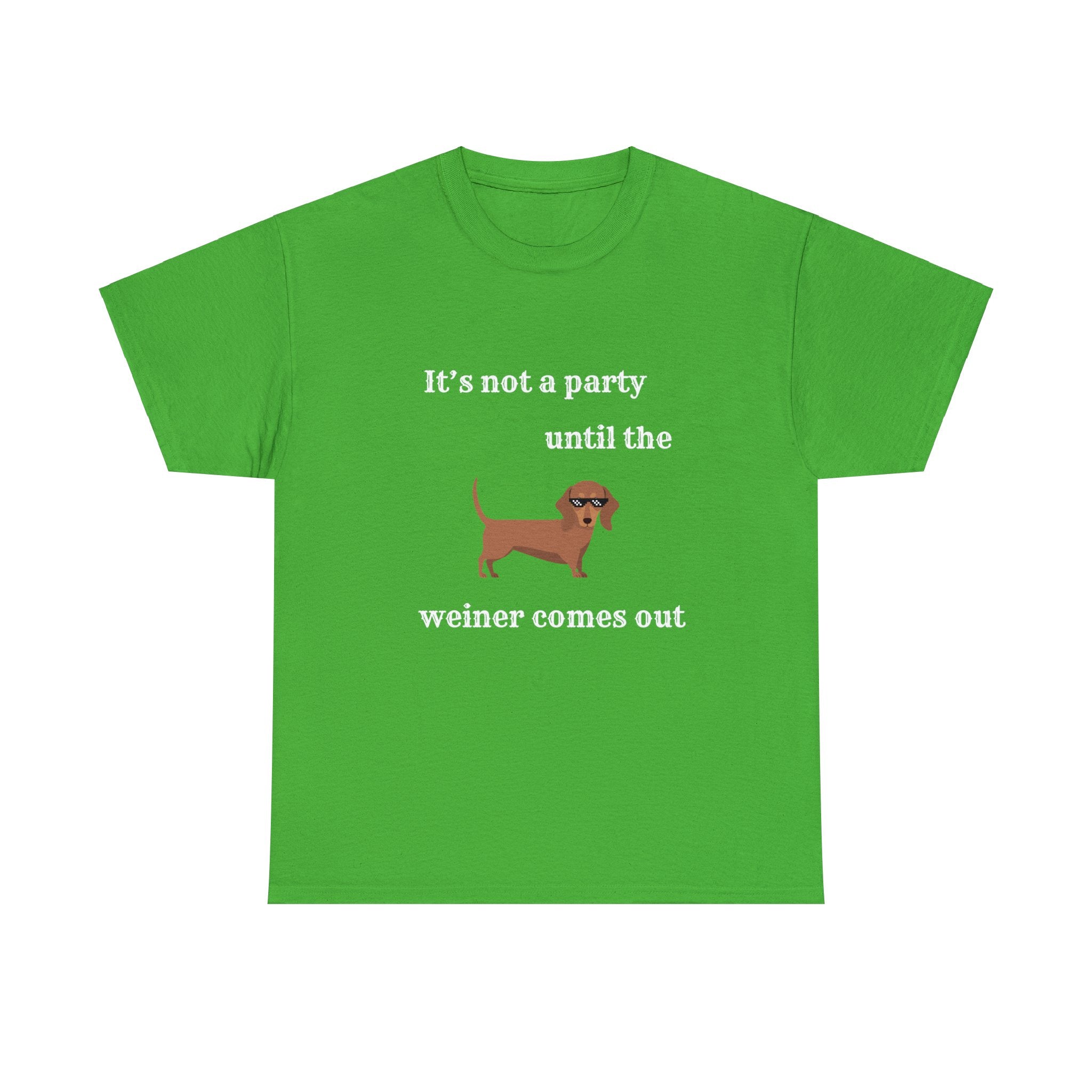 Dachshund Weiner Party Short Sleeve Tee