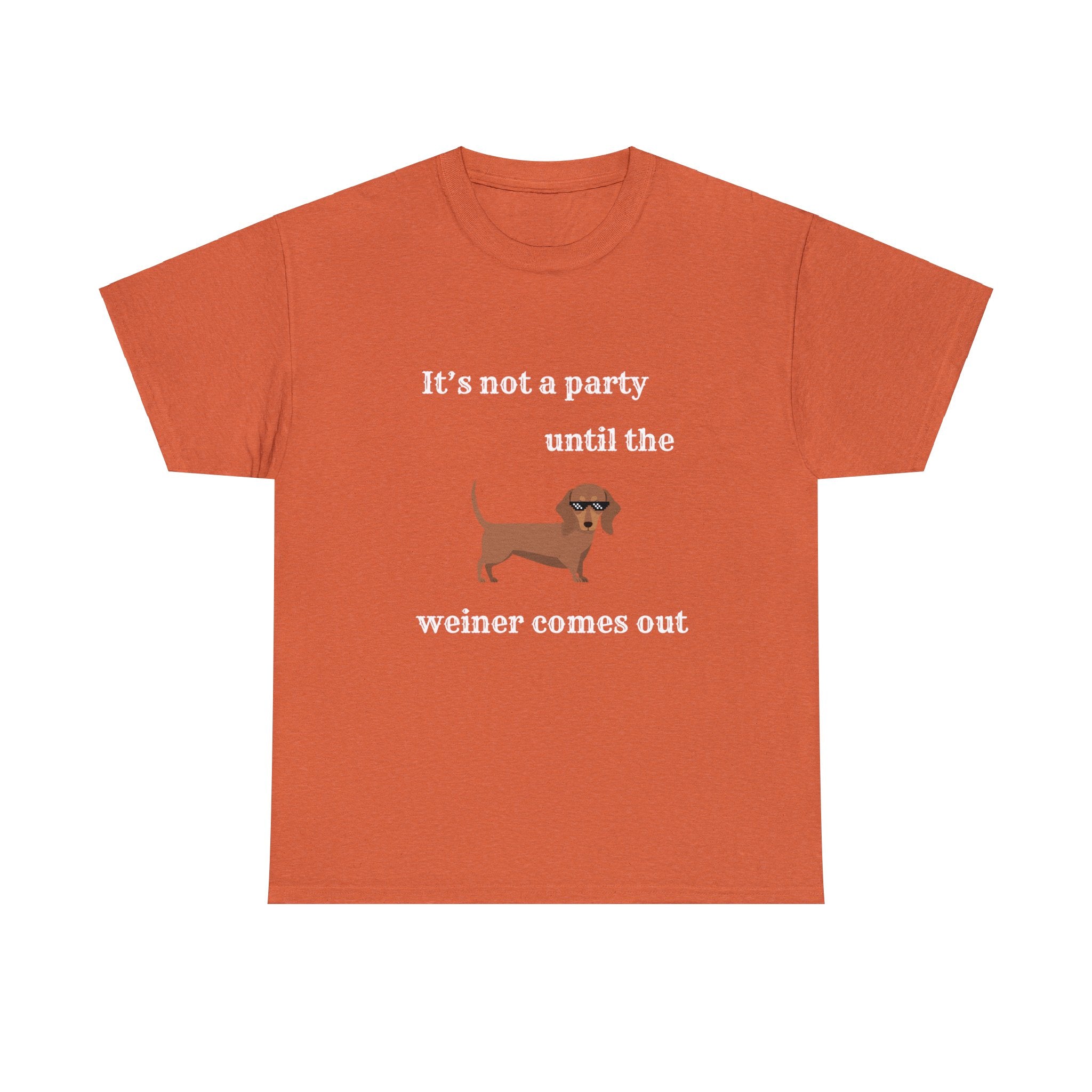 Dachshund Weiner Party Short Sleeve Tee