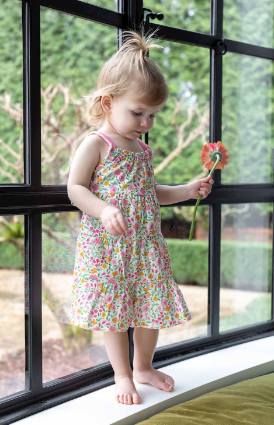 Summer Floral Tiered Dress