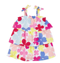Multi-Floral Tiered Dress