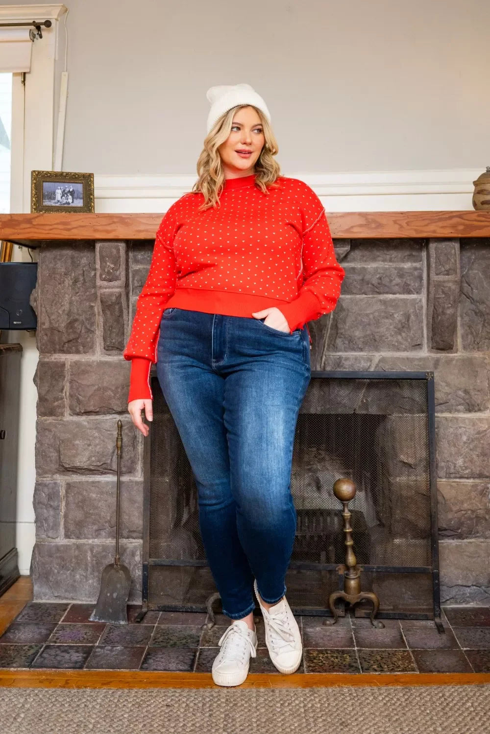 Judy Blue Plus Size Washed Thermal Skinny Jeans Warmth Stretch Flattering Fit For Curvy Women