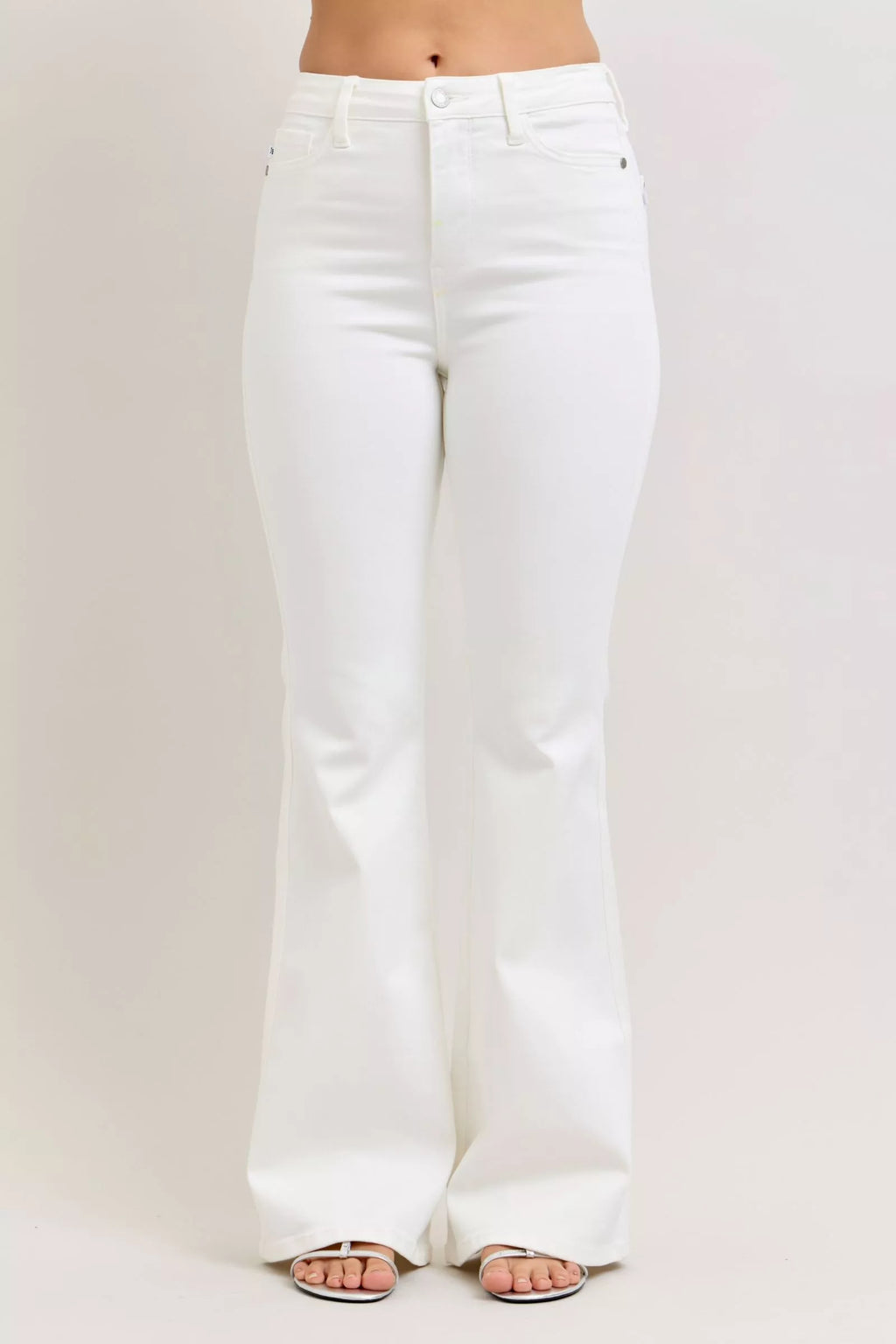 Judy Blue High Waisted Tummy Control Flare Jeans For Women All Day Comfort And Flattering Retro Fit