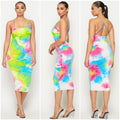"Everything You Need" Tie Dye Midi Dress