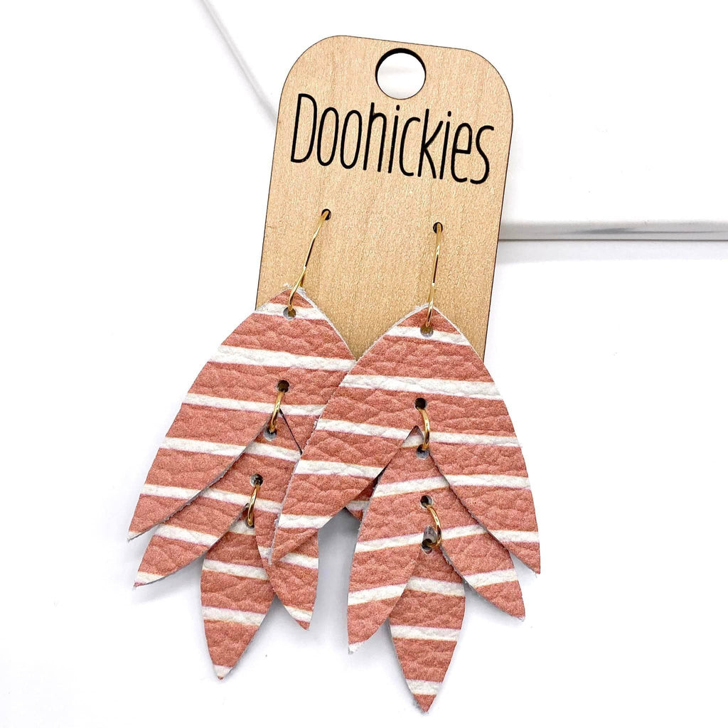 Boho Chic Lilli Belle Leather Earrings