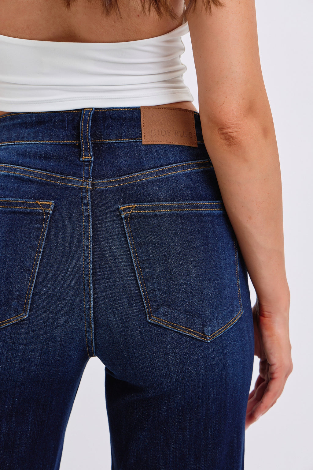 High Waist Straight Jeans