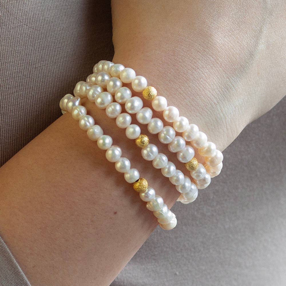 Freshwater Pearl Bracelet, 10mm