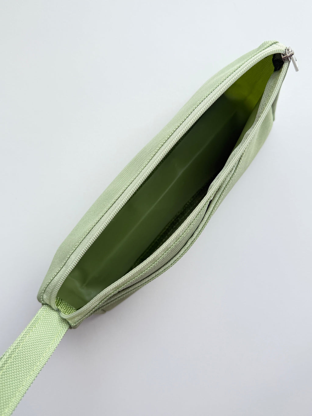 Fabric Pencil Case with Handle — Double Zipper Pockets