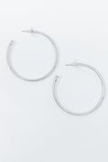 The Best Of Hoops Earrings, Brilliant Silver