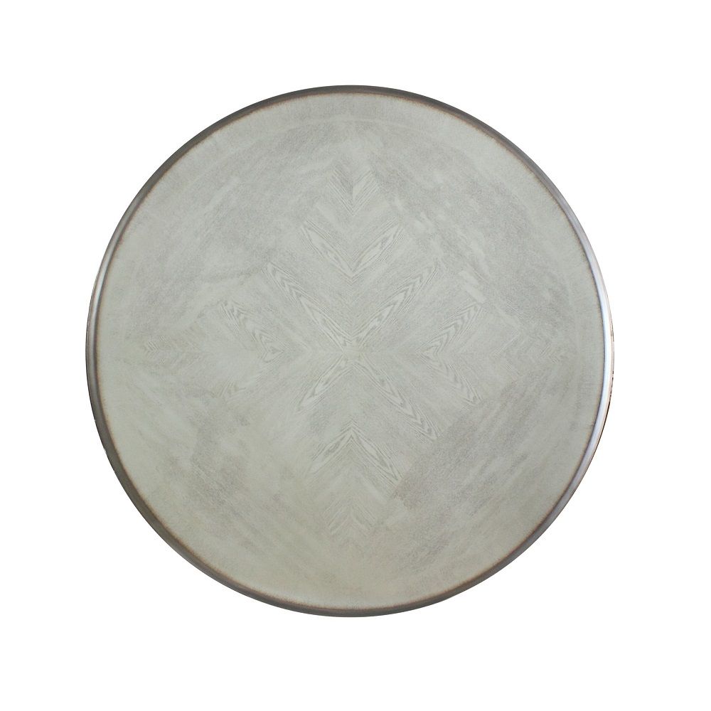 Dresden - Round Pedestal Dining Table - Vintage Bone White