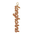 Texas Longhorns Enamel Script Charm