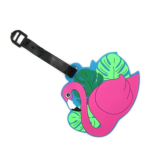 Pink Flamingo Luggage Tag