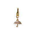 Umbrella Charm, Gold | Charm Bar,  Bag Charm