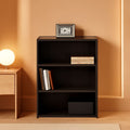 Cinnamon Cherry 3 Shelf Bookcase Engineered Wood 35in Tall
