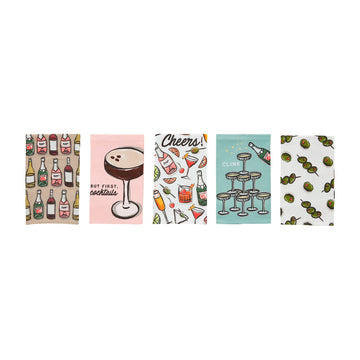 Beverage themed Bar Towels