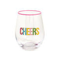 Cheers Beaded Birthday Wine Glass