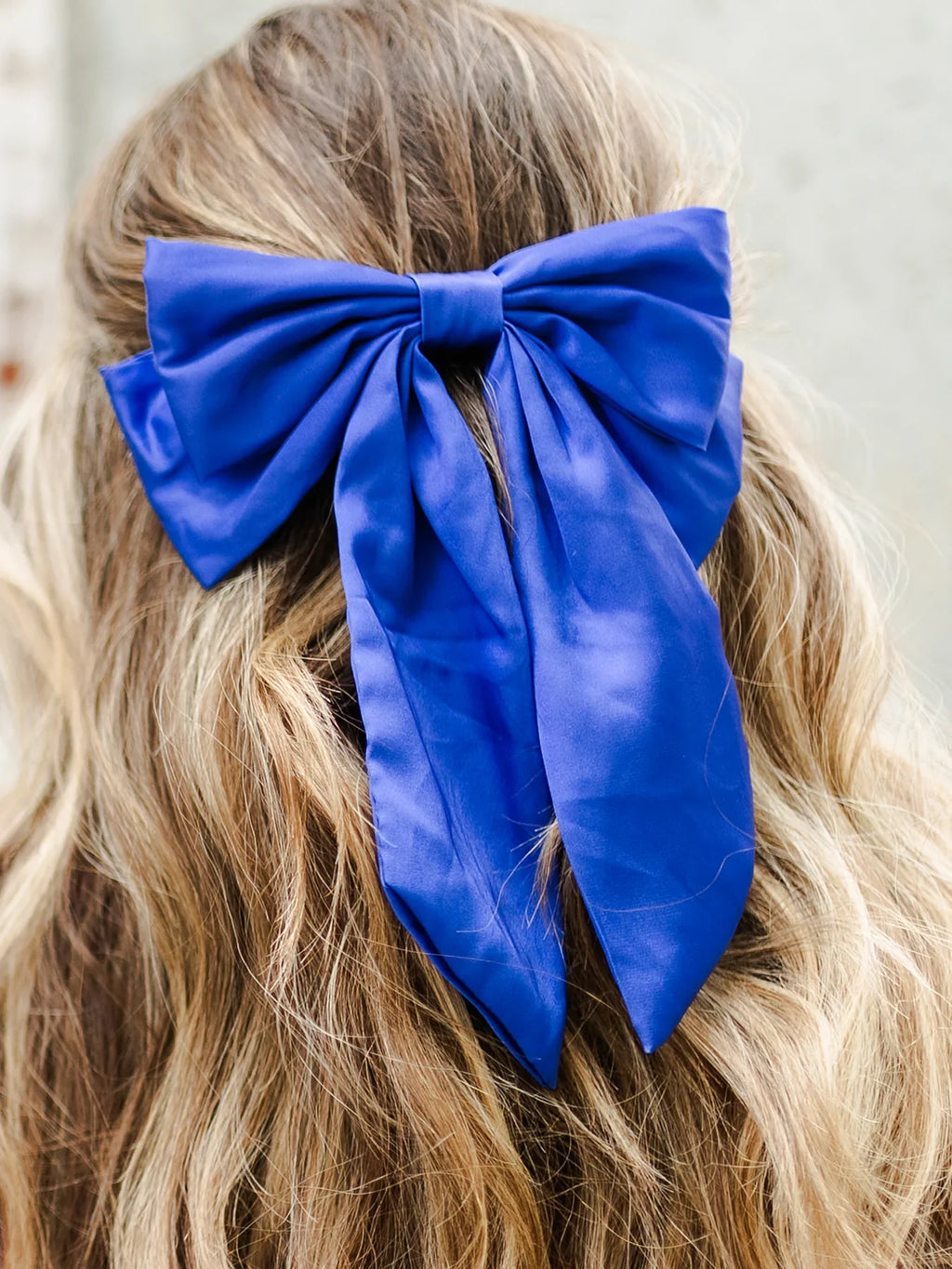 Blue Hair Bow