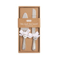 Mr. & Mrs. Charm Cake Server Set