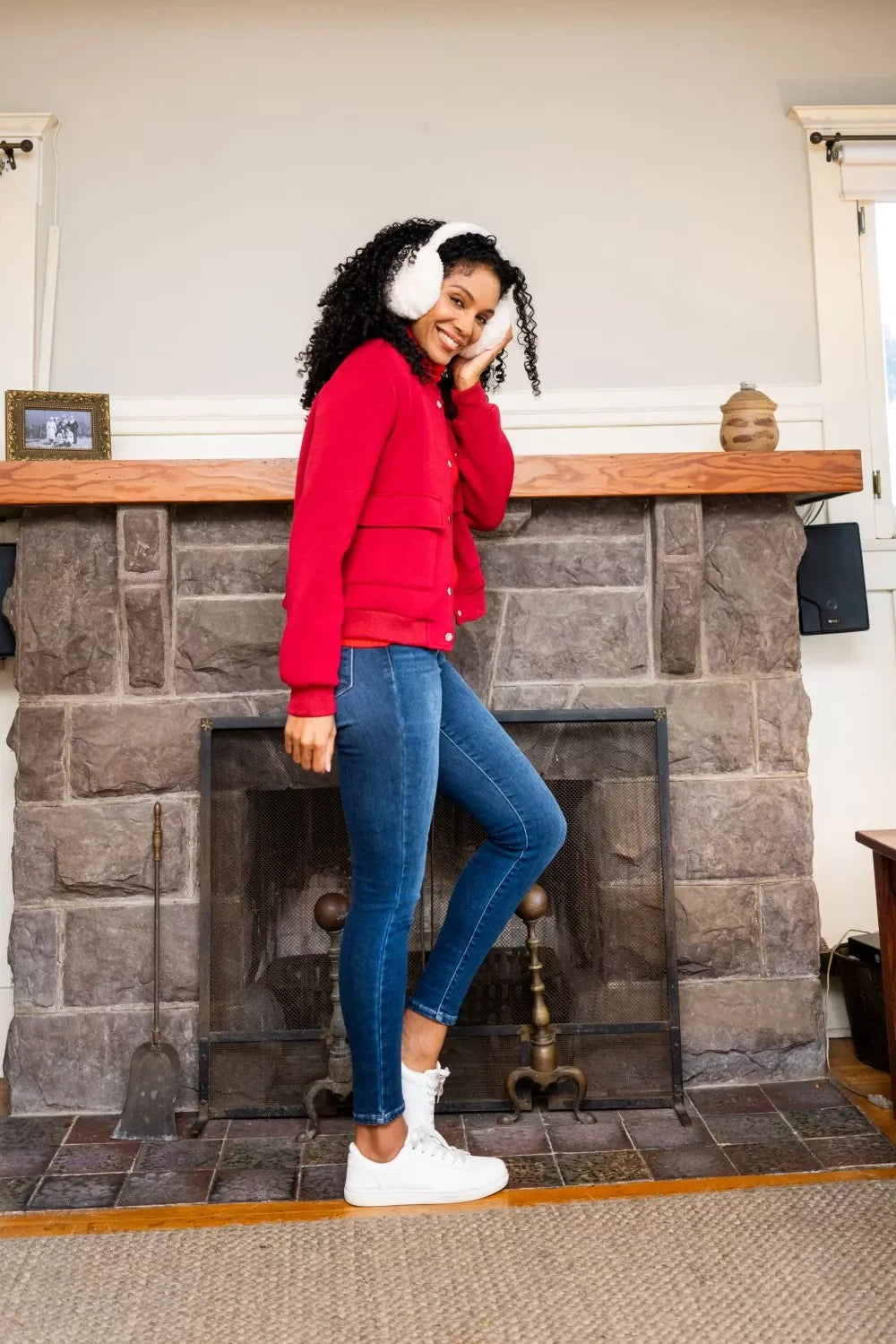 Judy Blue Plus Size Washed Thermal Skinny Jeans Warmth Stretch Flattering Fit For Curvy Women