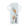 Beaded Wine Bottle Bag