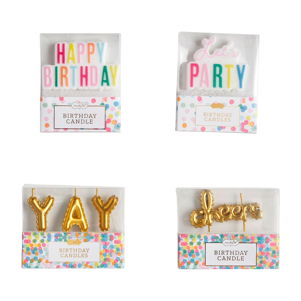Birthday Wax Candles