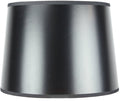 14"W x 10"H Black Parchment Gold-Lined Drum Lampshade