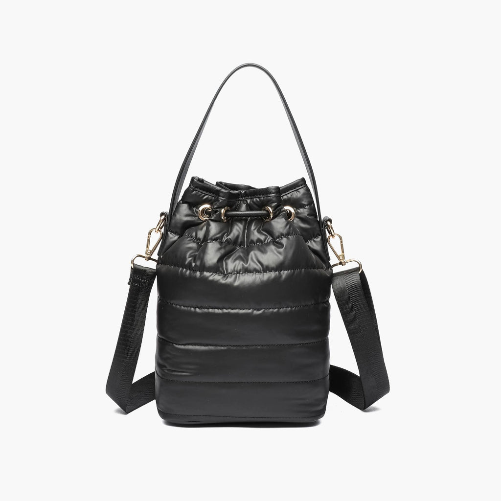 Lucky Puffer Mini Gift Bucket Crossbody Bag
