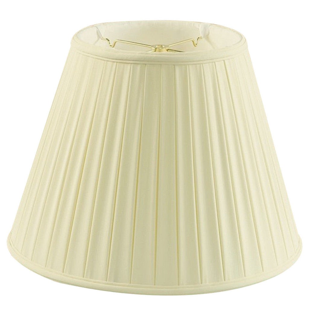 18"W x 14"H Empire BoxPleat Egg Shell Lamp Shade
