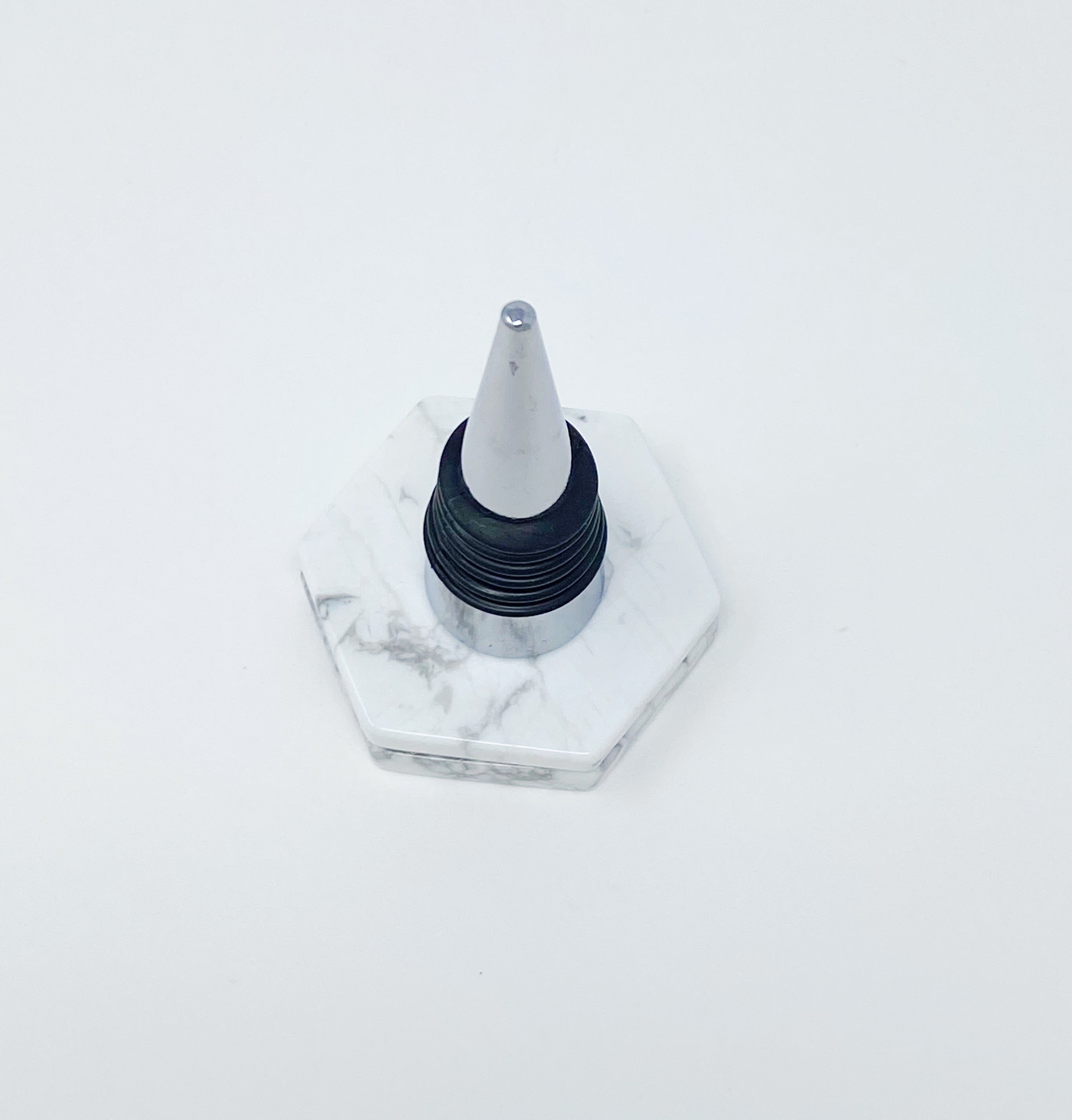 Another Class Hexagon Stone Wine Stopper By Young