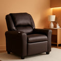 Vana Leathersoft Kids Recliner With Cup Holder And Headrest