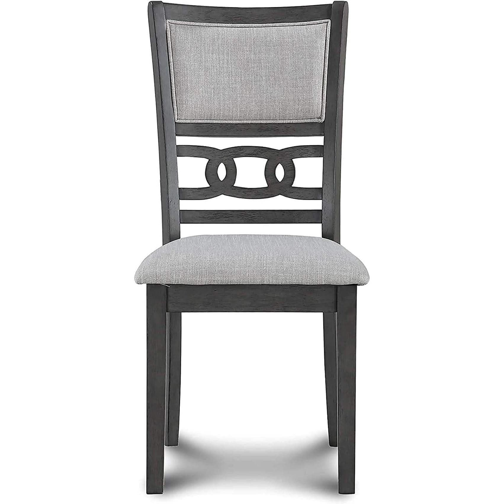 Gray 5 Piece Dining Table Set With 4 Chairs For Kitchen
