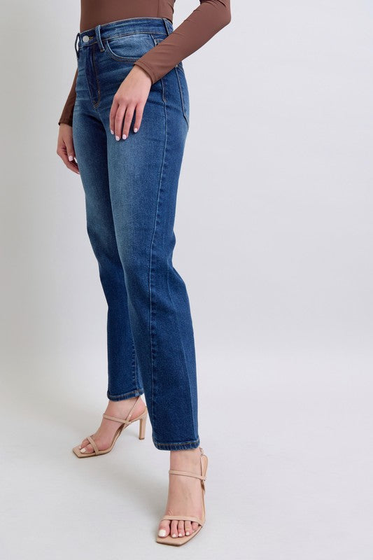 Judy Blue Side Seam Detail Straight Jeans For Women With Pockets Full Size Range