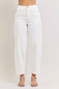 Judy Blue High-Waisted Rigid Magic Panel Barrel Jeans For Women - Flattering Fit, Comfortable Denim