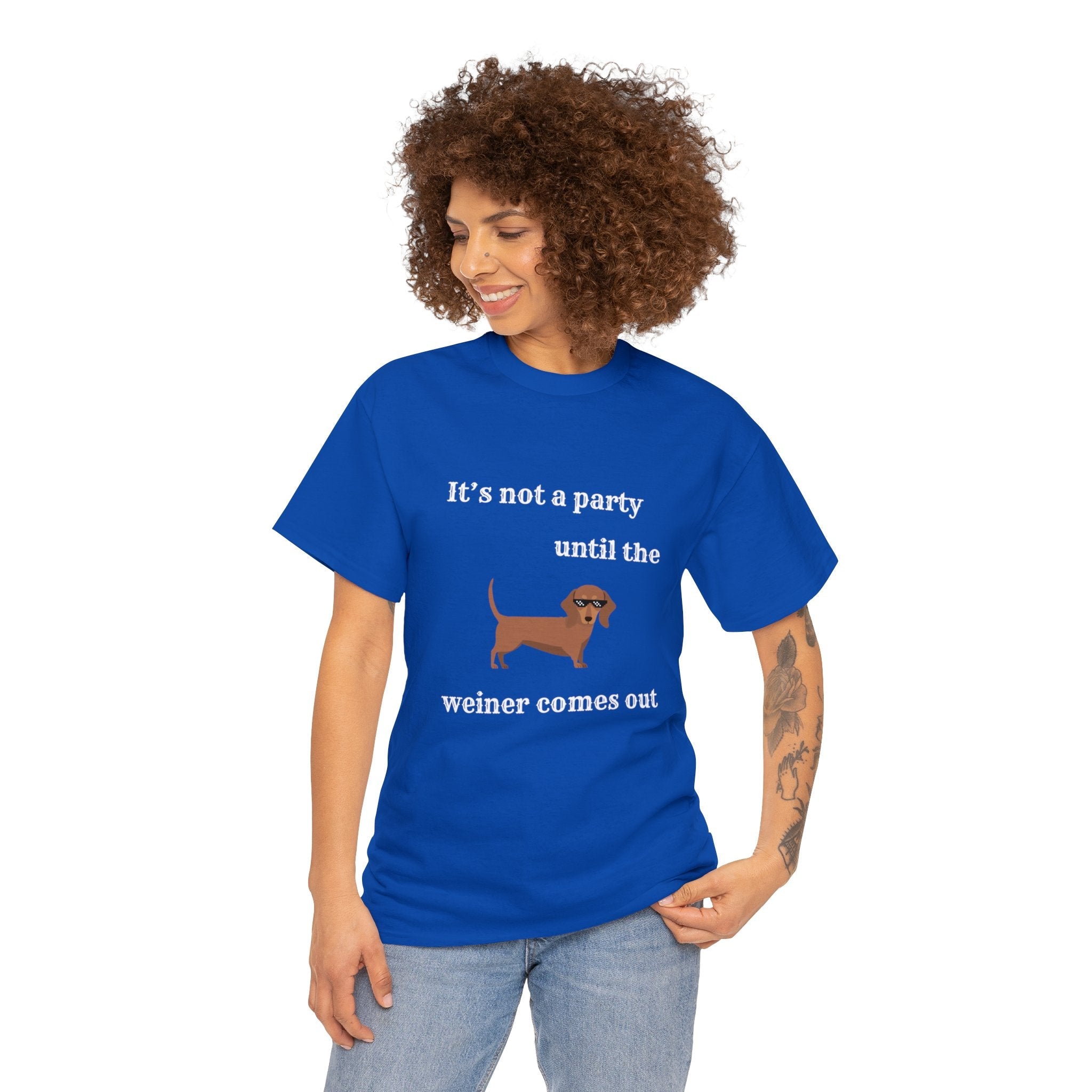 Dachshund Weiner Party Short Sleeve Tee