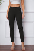StretchyStitch Pants By Basic Bae Pocketed Opaque Stretch For Women All Day Comfort