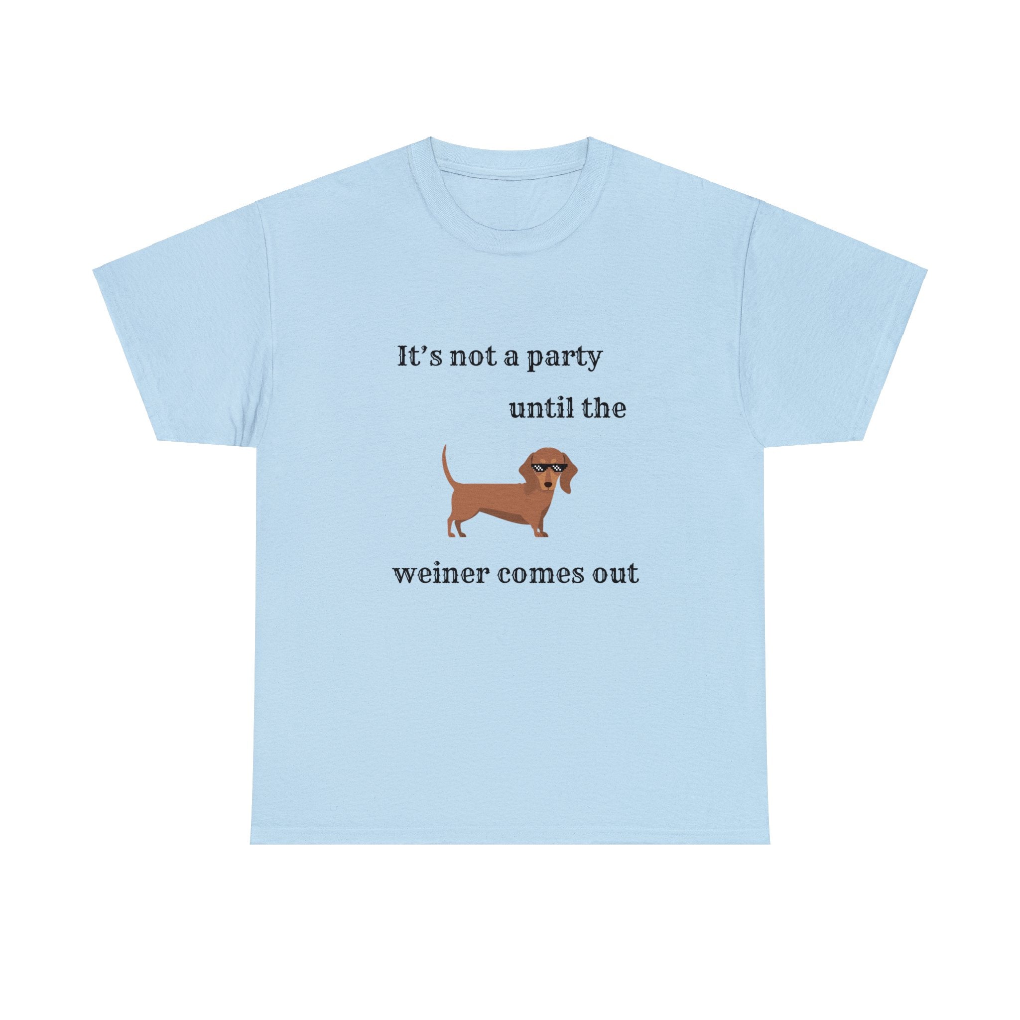 Dachshund Weiner Party Short Sleeve Tee