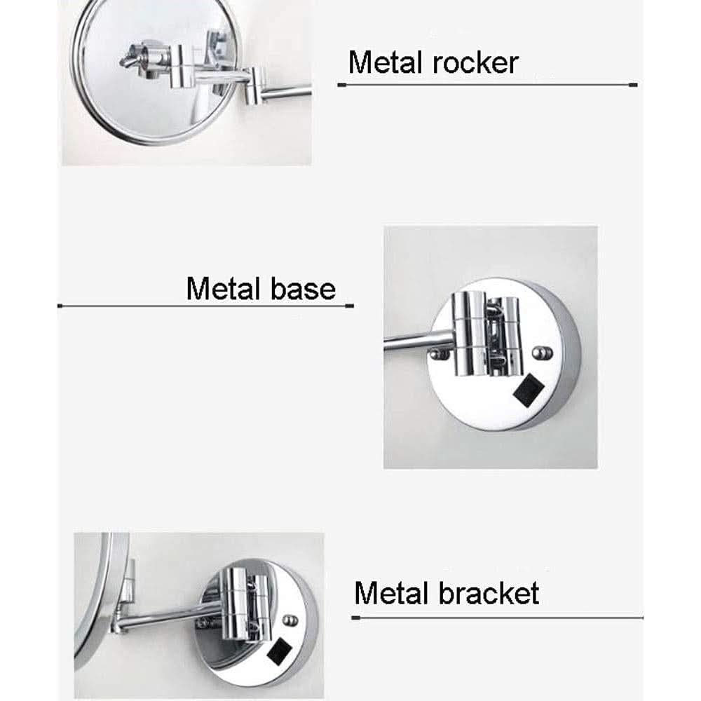 LED Wall-Mounted Vanity Mirror With 180 Degree Rotation