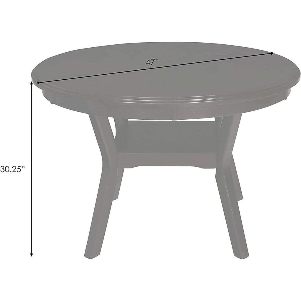Gray Round Dining Table And Chairs 5 Piece Dining Room Set