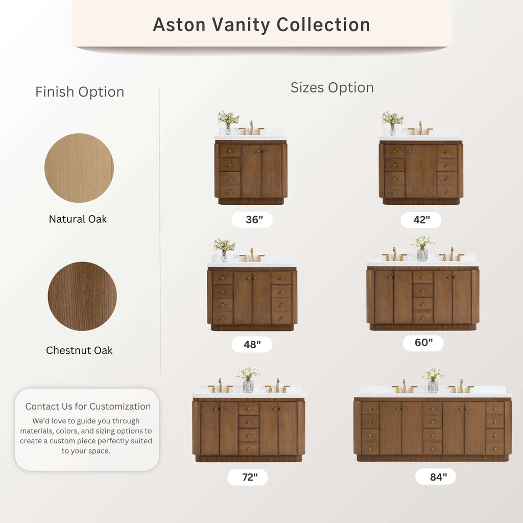 Aston 72" Bath Vanity Set