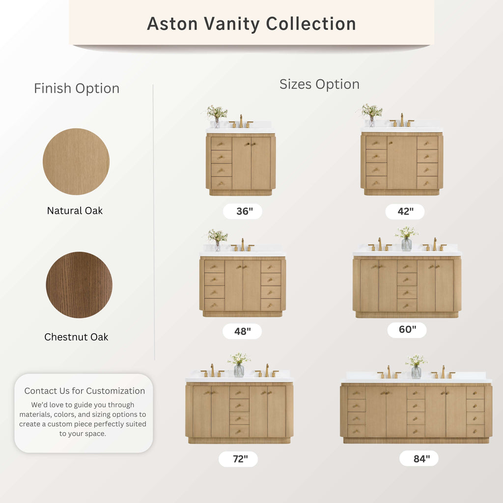 Aston 72" Bath Vanity Set