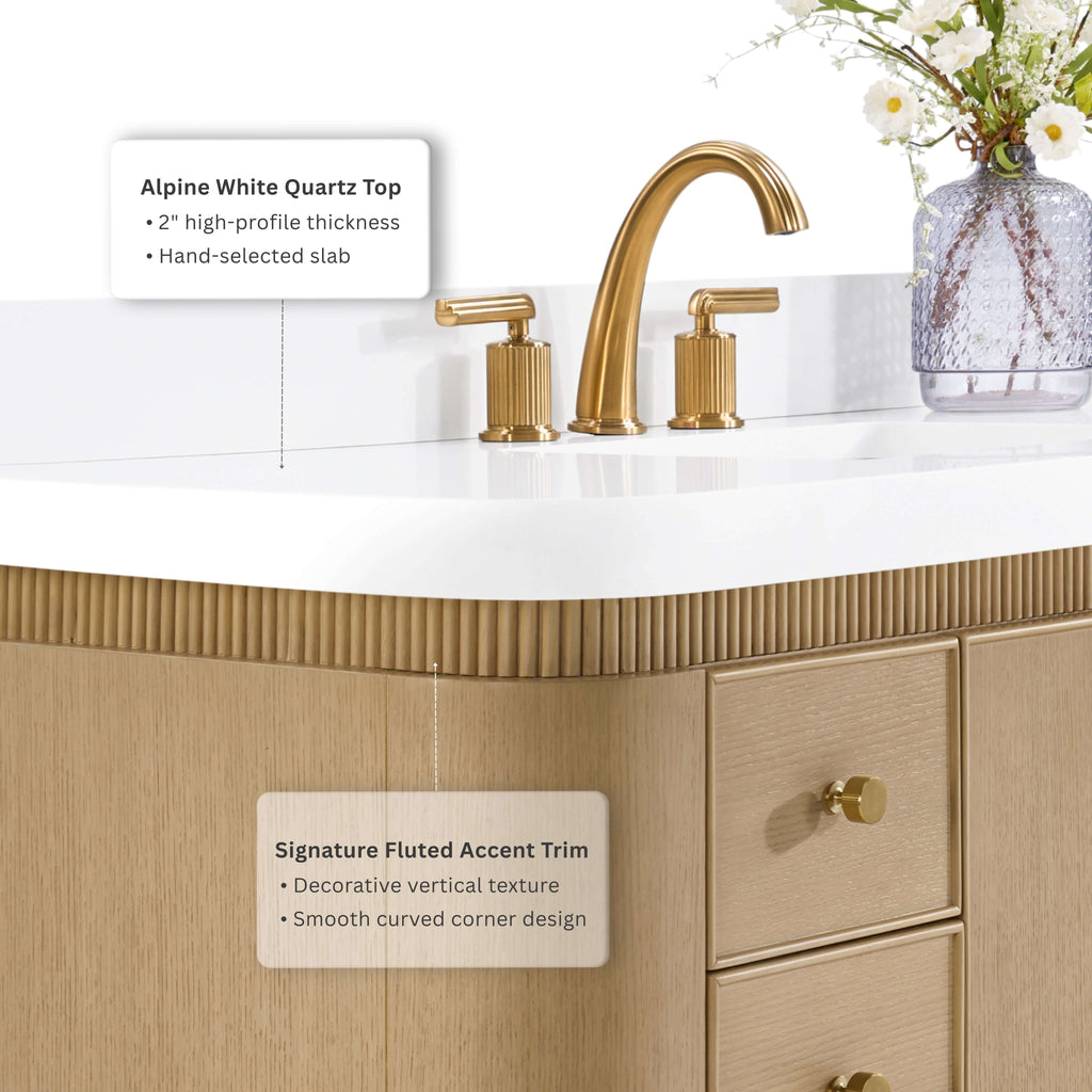 Aston 84" Bath Vanity Set